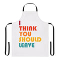 Retro-style apron inspired by the popular sketch comedy series "I Think You Should Leave with Tim Robinson"