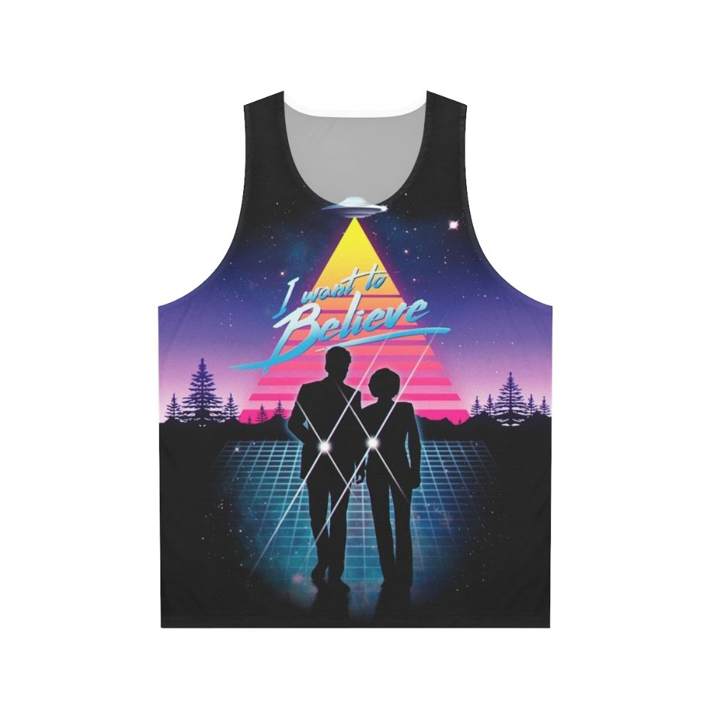 Retro "I Want to Believe" Unisex Tank Top