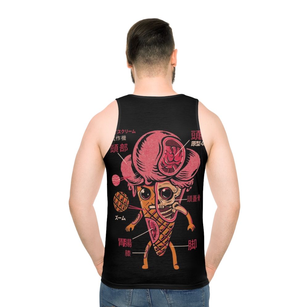 Retro Ice Cream Kaiju Unisex Tank Top