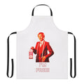 Retro-style "I'm Free" apron with a camp, comedy theme