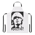 Retro 1960s music-themed apron featuring Brian Jones of The Rolling Stones
