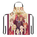 Retro-inspired 80s cosplay apron featuring princess mombi and oz characters