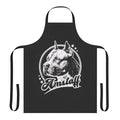 Retro-style apron featuring an American Staffordshire Terrier (Amstaff) design for dog owners and enthusiasts.