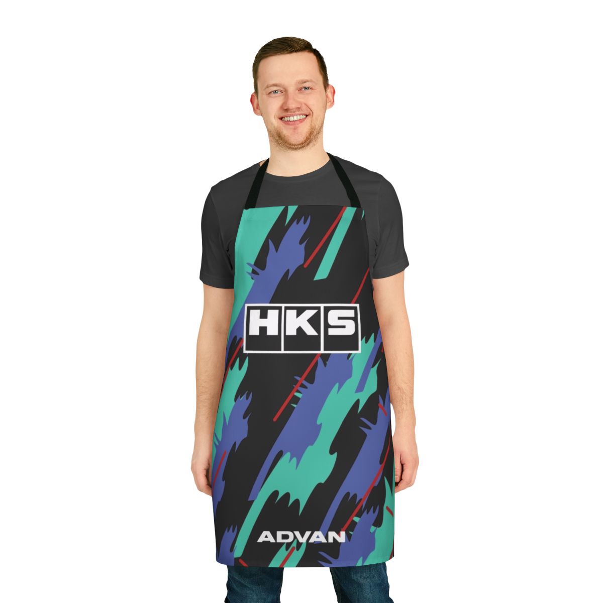 Hks Super Oil Retro Livery Apron for Automotive Enthusiasts
