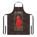 Retro-inspired Beetlejuice Lydia Deetz apron with Nouveau design