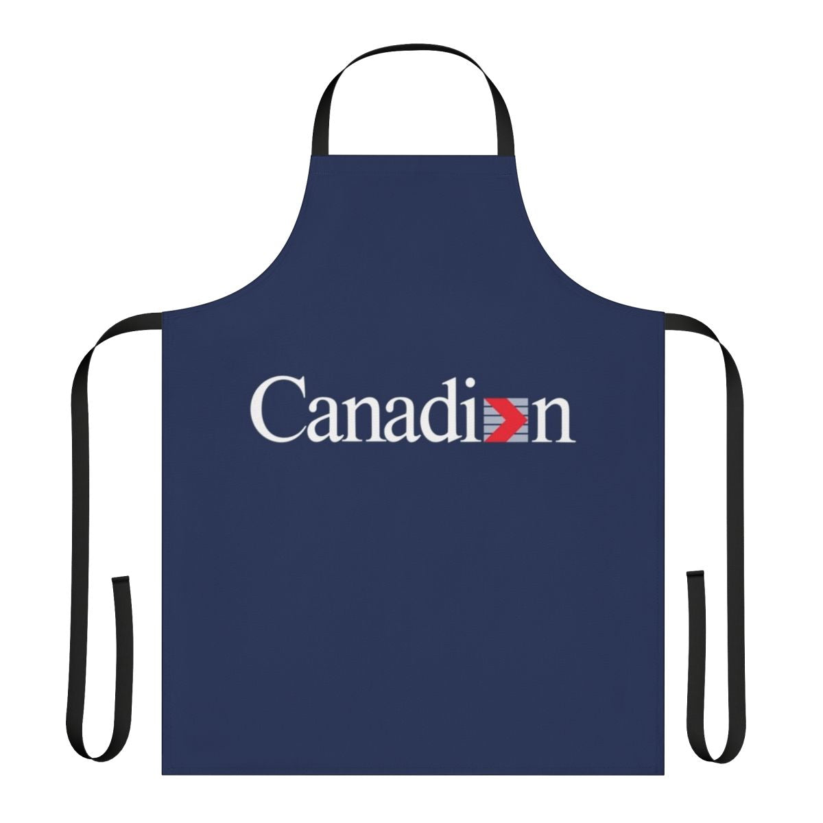 Vintage-inspired apron featuring a retro Canadian airlines logotype design