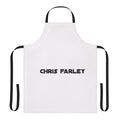 Retro-inspired apron with a vintage-style graphic of comedian Chris Farley