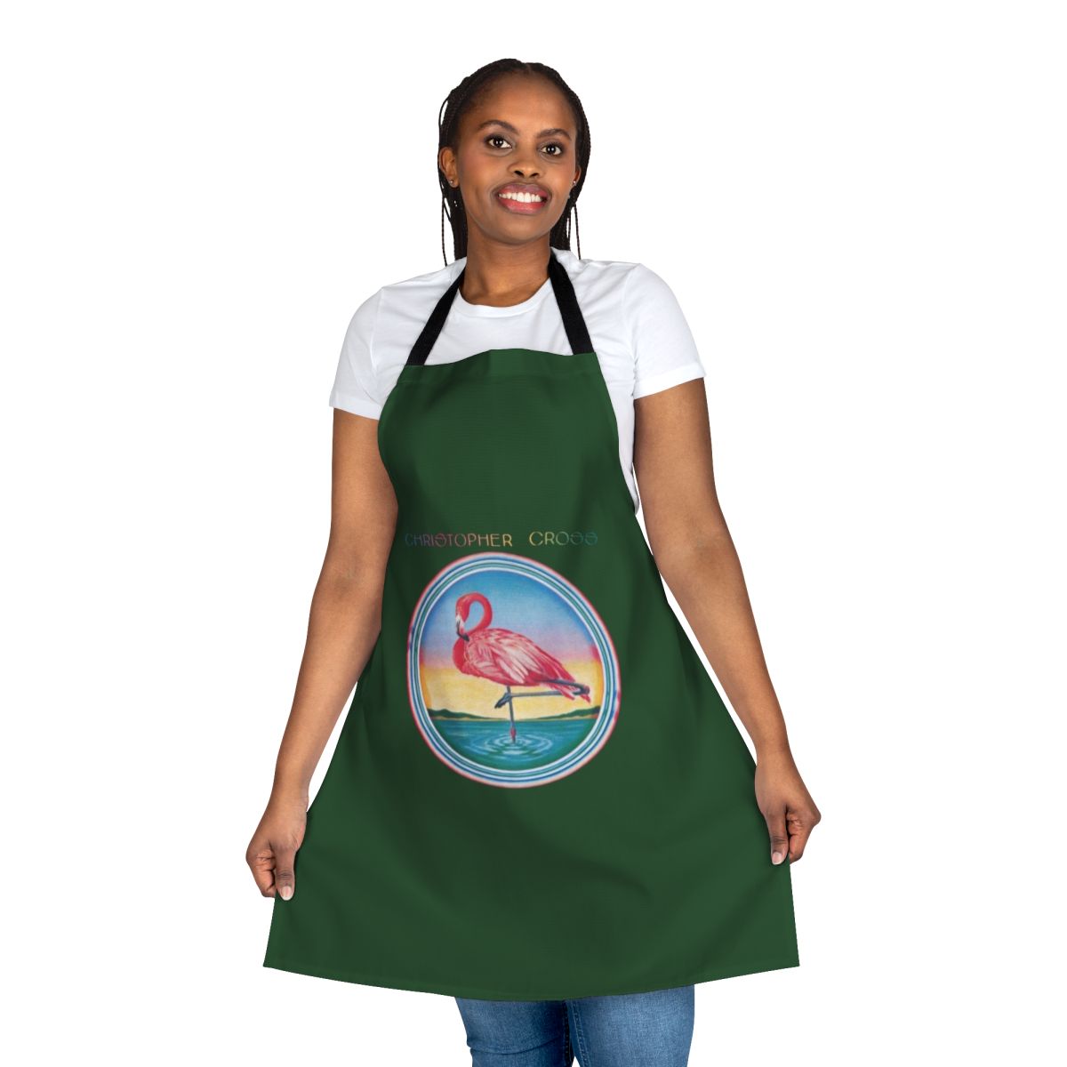 Soft, Vintage-Style Apron Featuring Christopher Cross Music