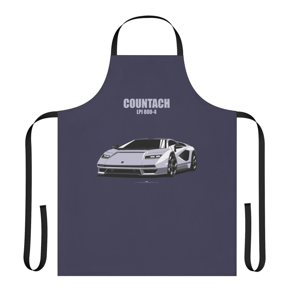 Countach LPI 800-4 inspired automotive apron for car enthusiasts