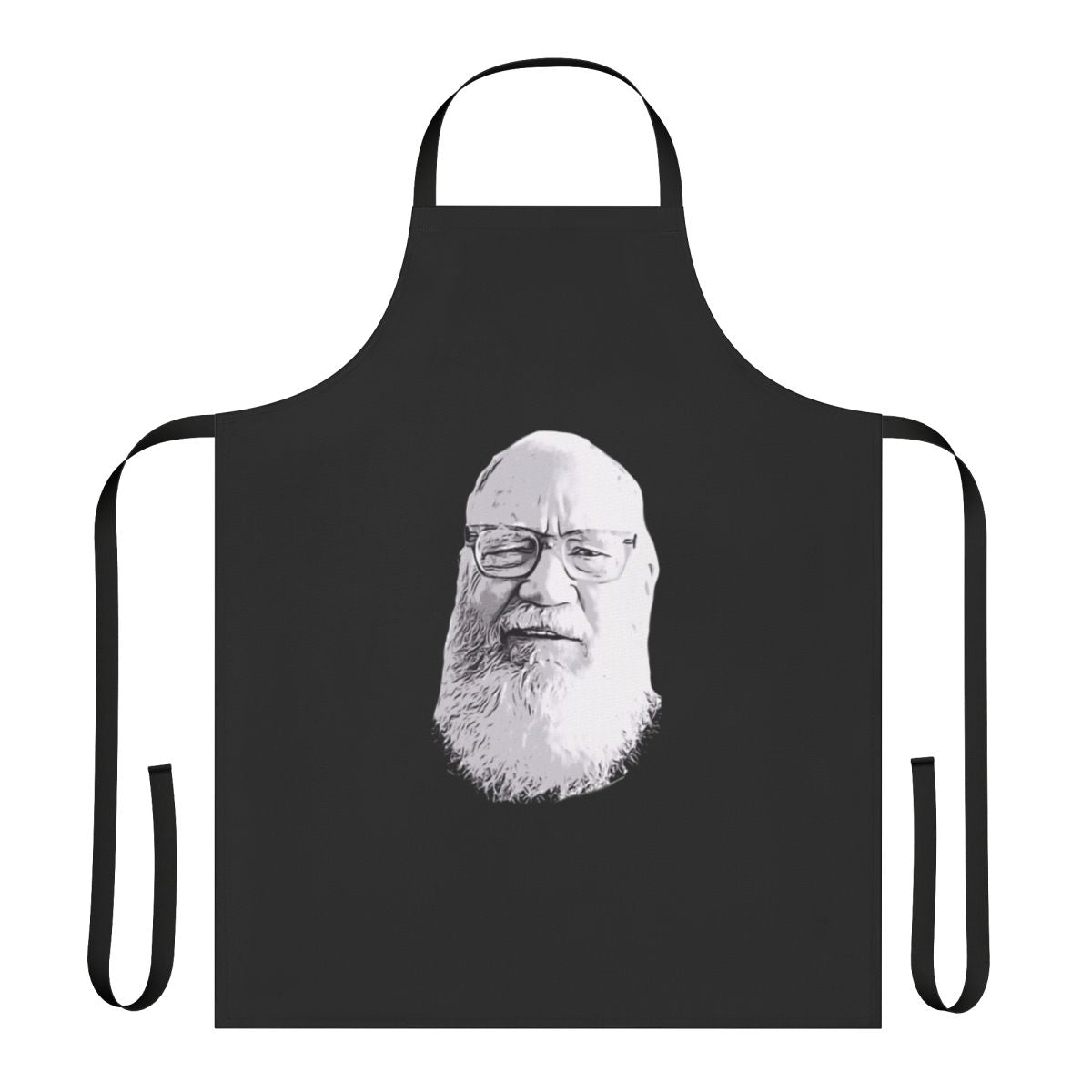 Stylish David Letterman-inspired apron for cooking and entertaining