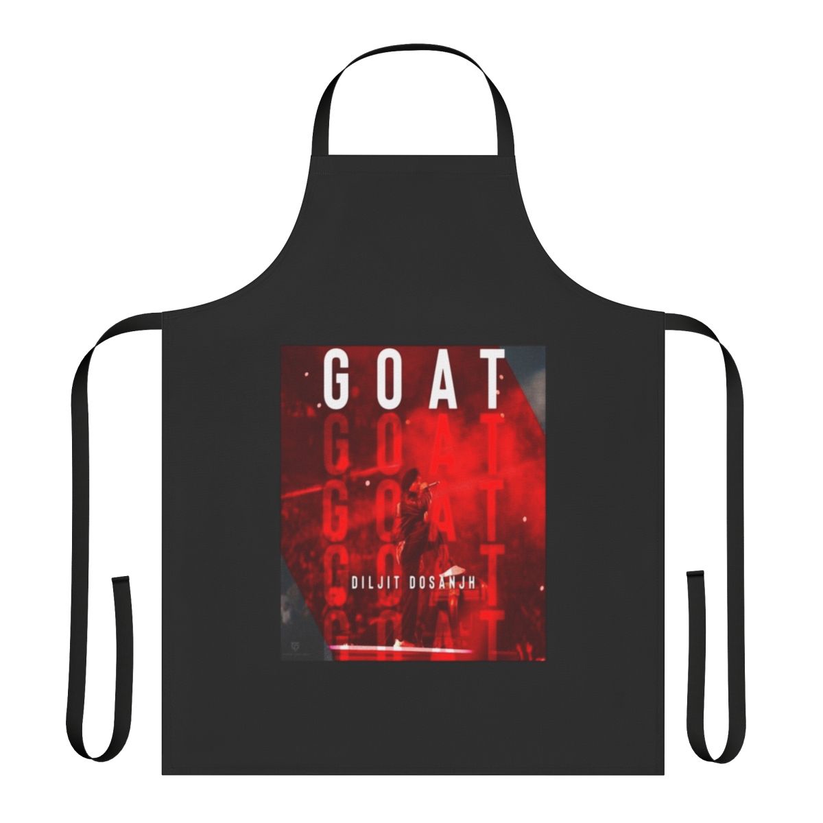 Diljit Dosanjh-inspired retro-style apron with his image and name