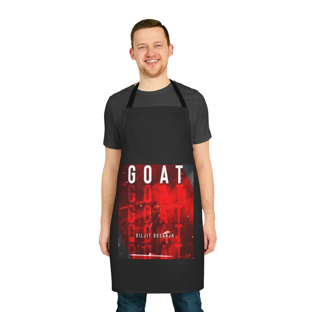 Diljit Dosanjh-inspired retro-style apron with his image and name
