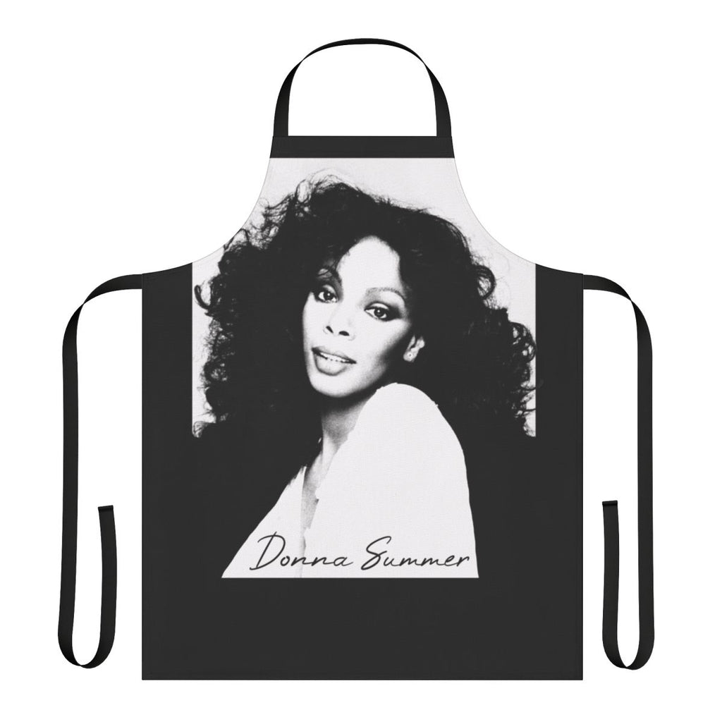 Vintage-style apron featuring Donna Summer, the iconic disco music artist