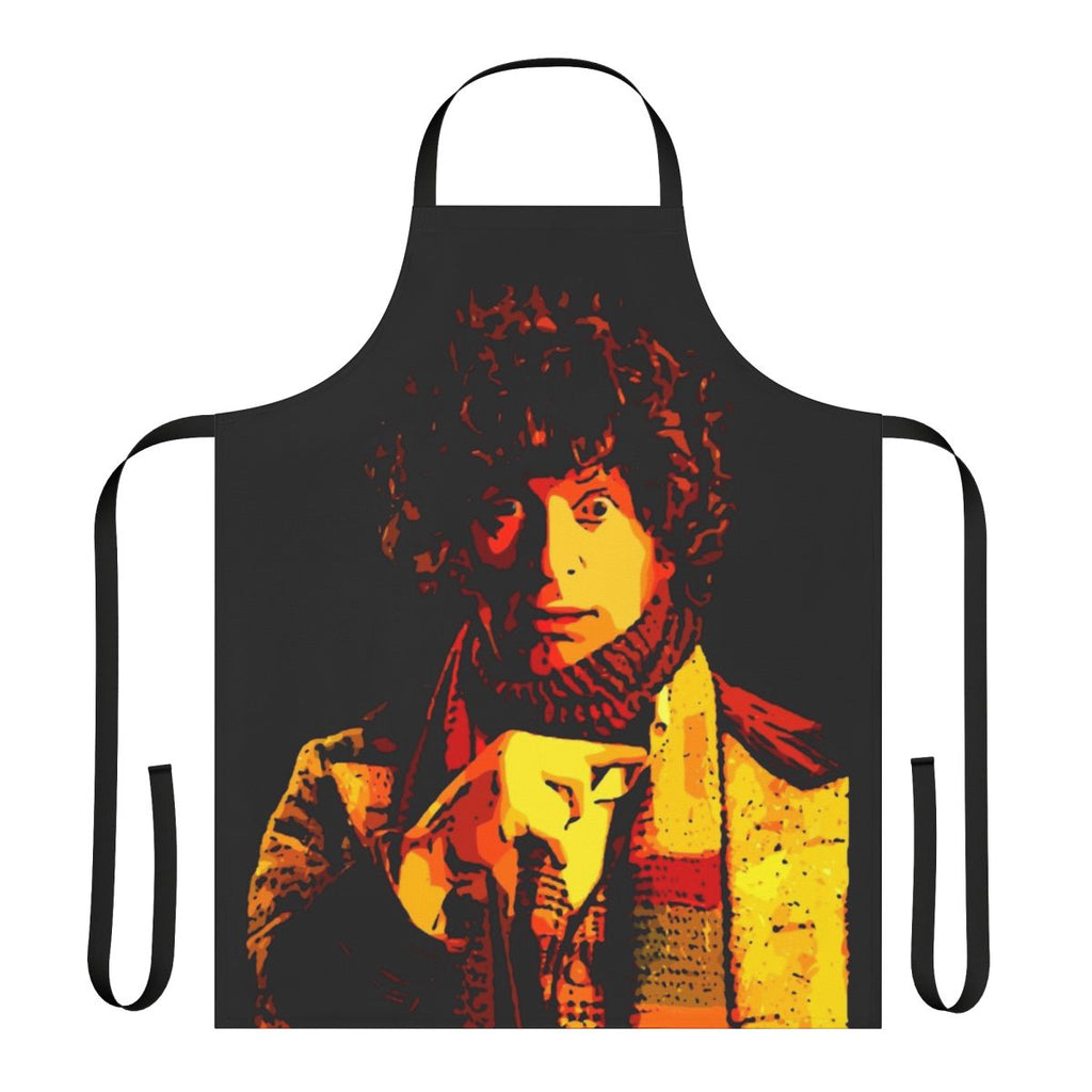 Retro-inspired "Four Apron" featuring a Doctor Who-inspired design