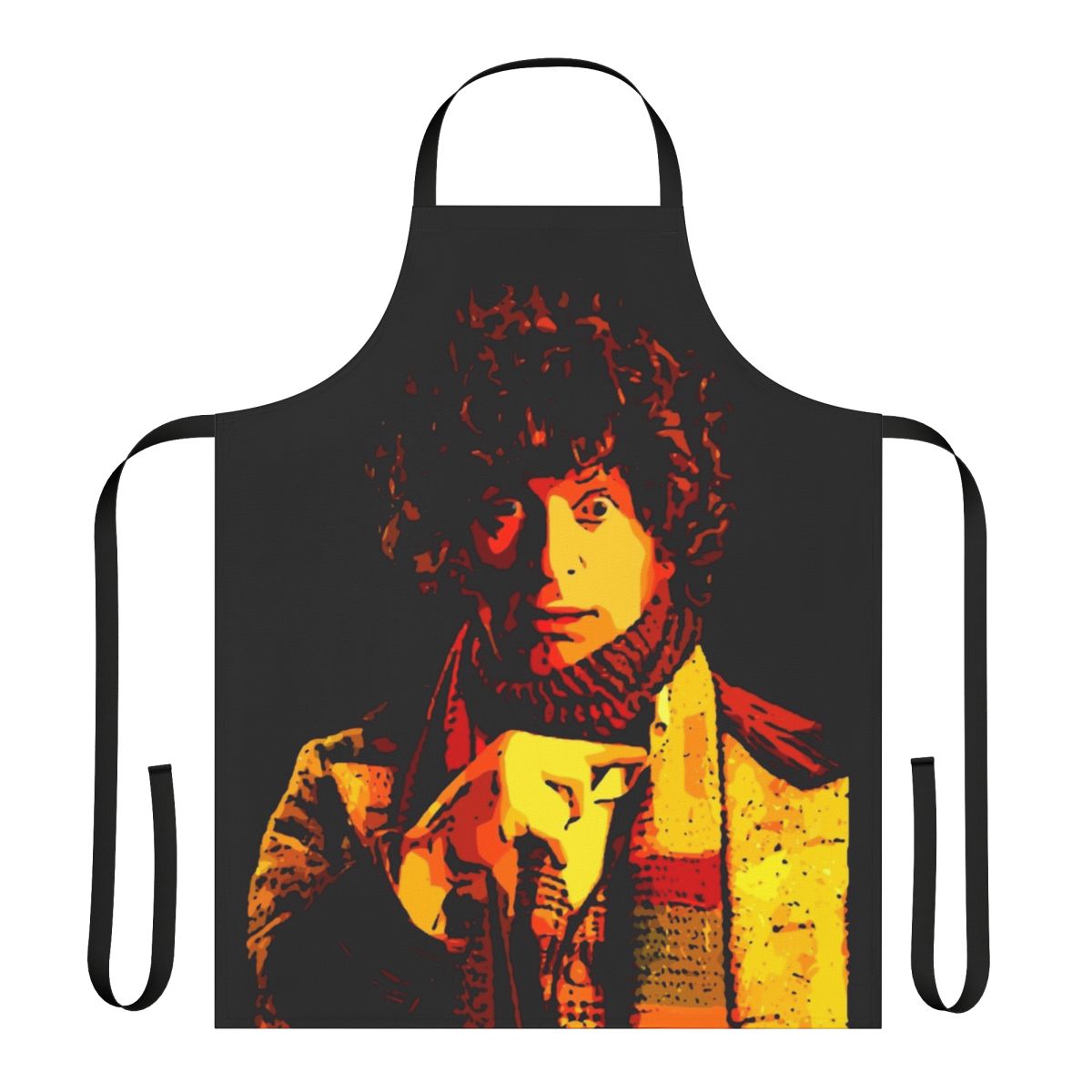 Retro-inspired "Four Apron" featuring a Doctor Who-inspired design