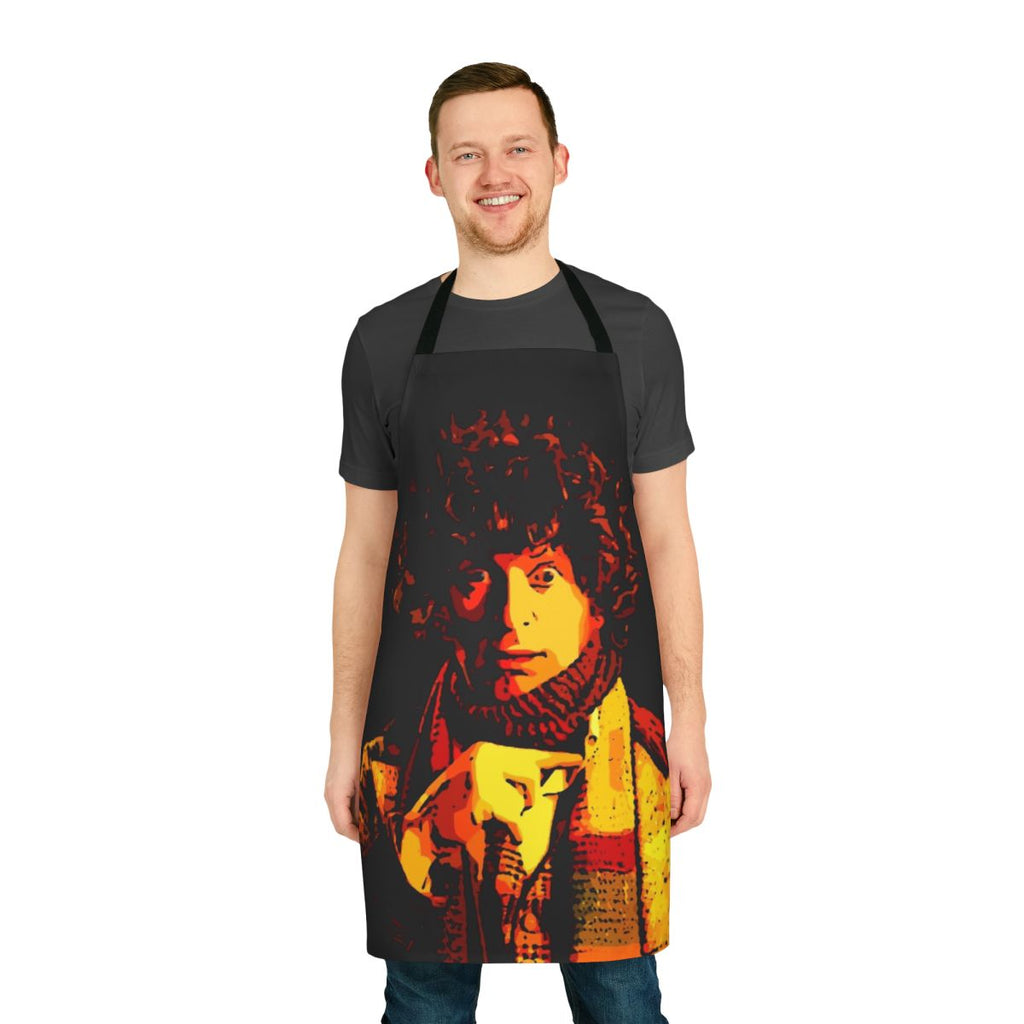 Retro-inspired "Four Apron" featuring a Doctor Who-inspired design