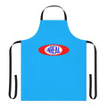 Vibrant, retro-styled 'Game On' apron featuring a playful, surreal design inspired by 1970s pop art and gaming culture.