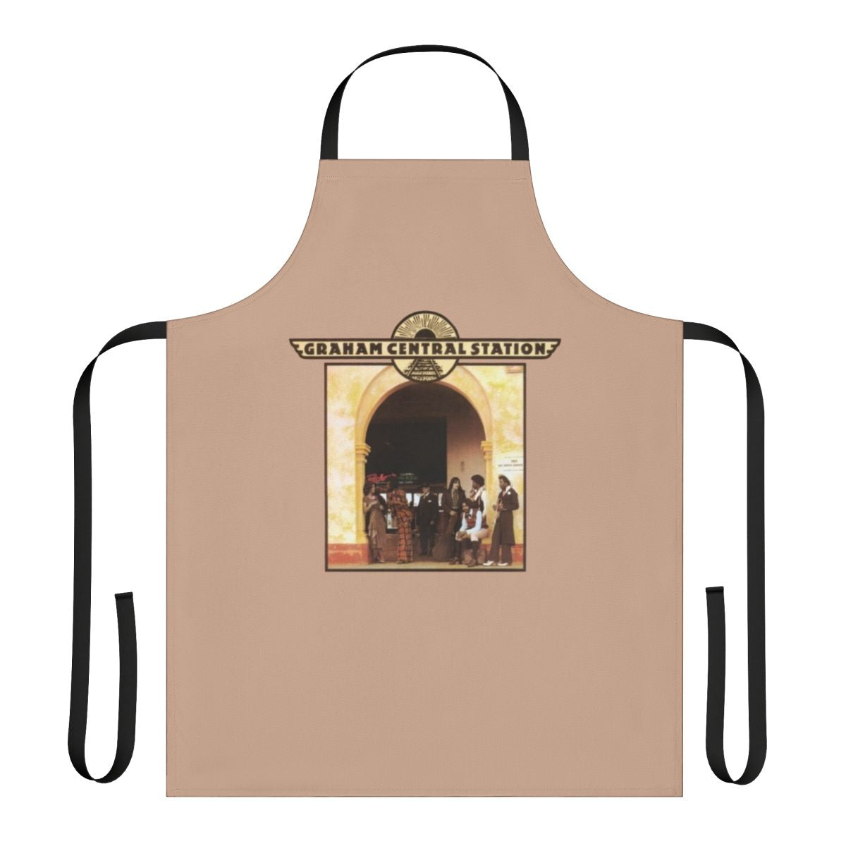 Apron featuring the album cover art for the debut album by Graham Central Station, a prominent 1970s funk and soul group.