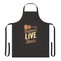 Retro-styled apron with music-themed design for music lovers and indie band members