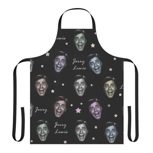 Retro-inspired apron featuring the iconic image of comedian Jerry Lewis