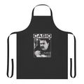 Retro-inspired apron featuring the likeness of actor John Candy and a Casio logo, a nod to the 1980s