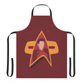 Retro-inspired apron featuring Major Kira Nerys from Star Trek: Deep Space Nine