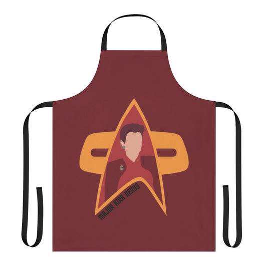 Retro-inspired apron featuring Major Kira Nerys from Star Trek: Deep Space Nine