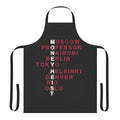 Retro-inspired money heist apron featuring the popular Netflix series "La Casa de Papel"