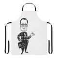 Retro-style apron featuring the iconic Mr D mascot from the Rax fast food restaurant chain
