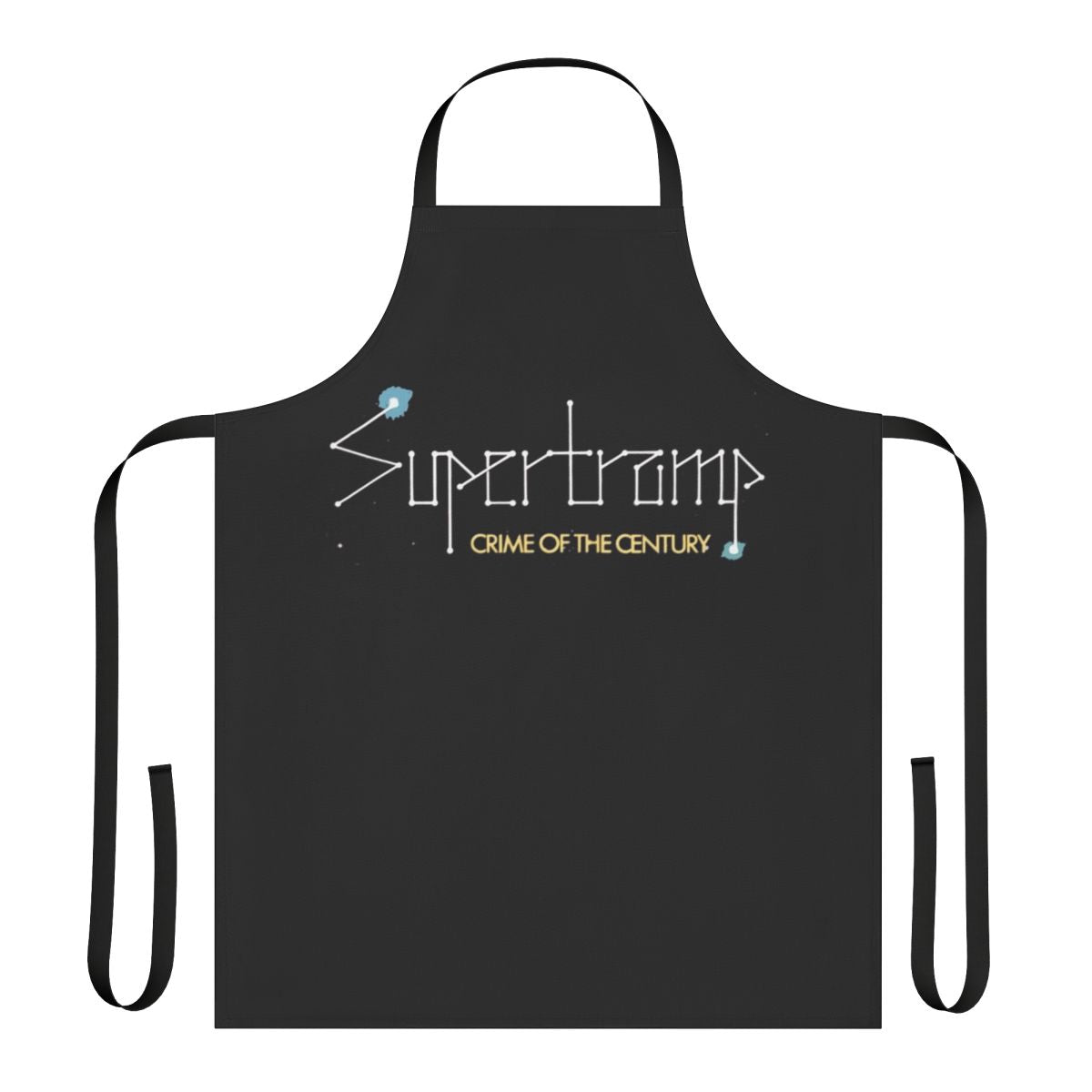 Vintage-style apron featuring the iconic 'Super Tramp' band logo