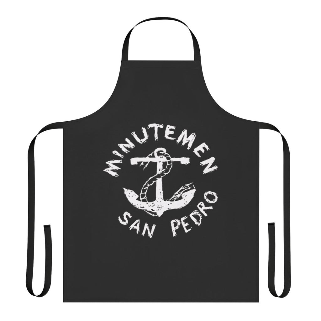 Retro-inspired San Pedro apron featuring a design inspired by the punk rock band the Minutemen
