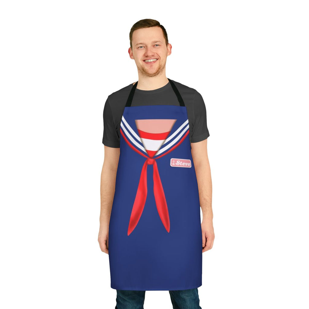 Scoops Ahoy inspired apron with Steve Harrington design