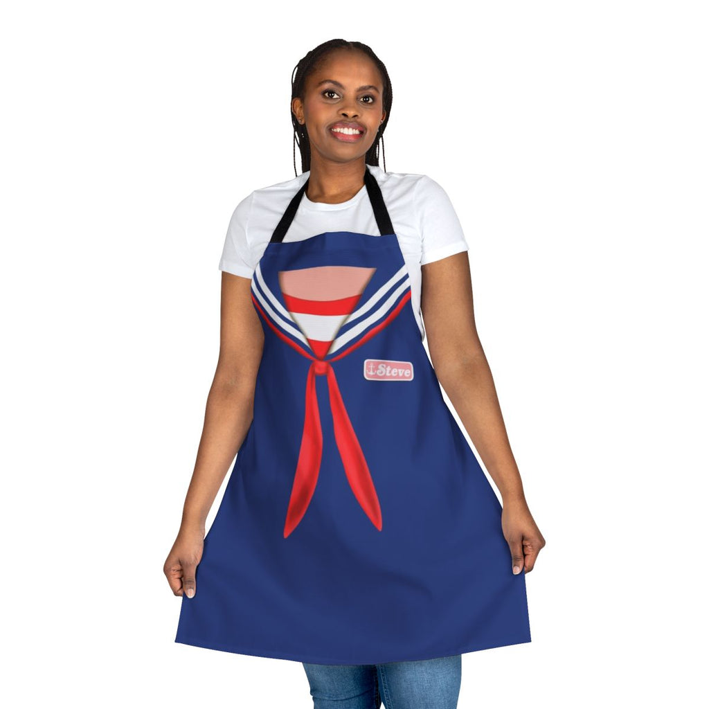 Scoops Ahoy inspired apron with Steve Harrington design