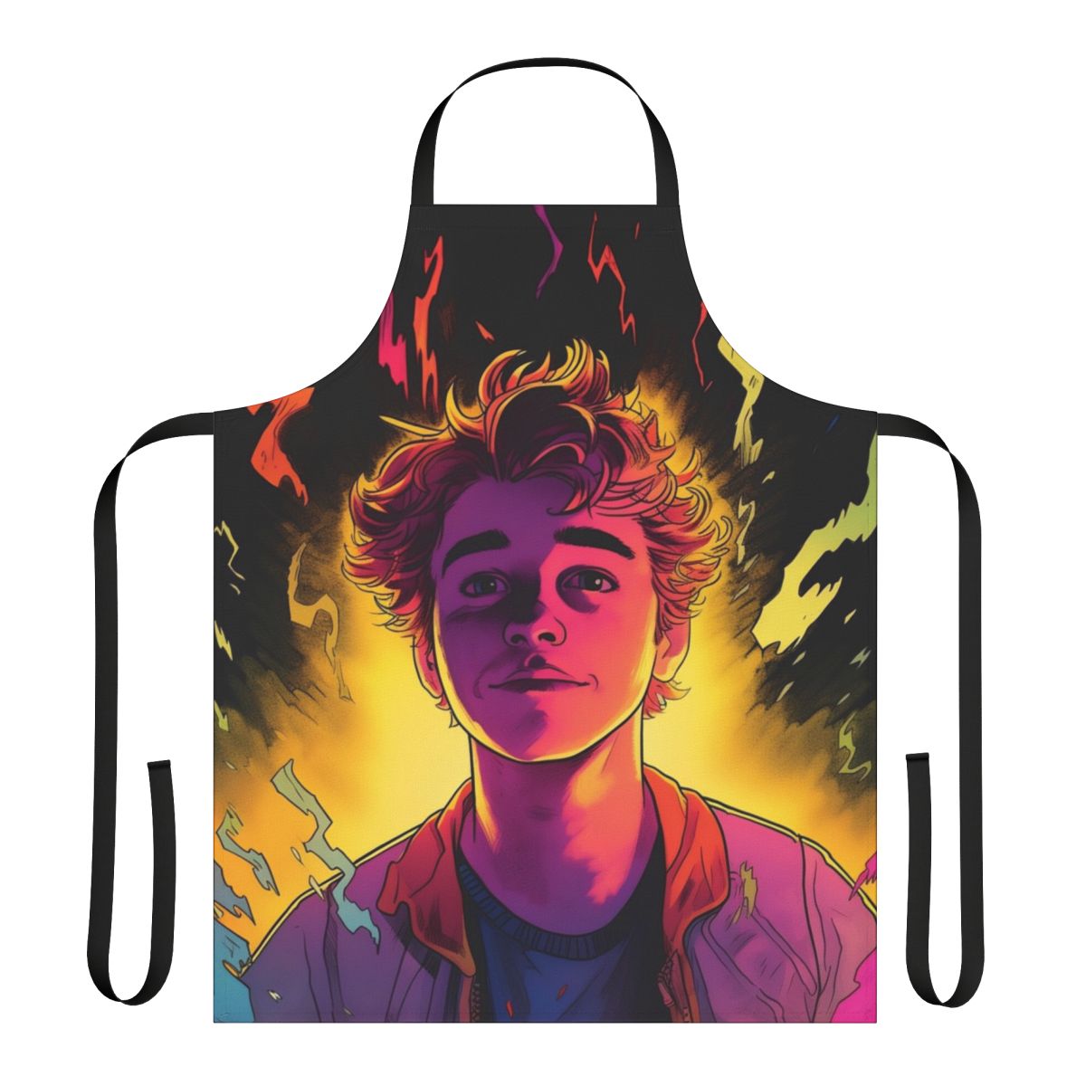 Apron inspired by the popular 80s-set Netflix series Stranger Things