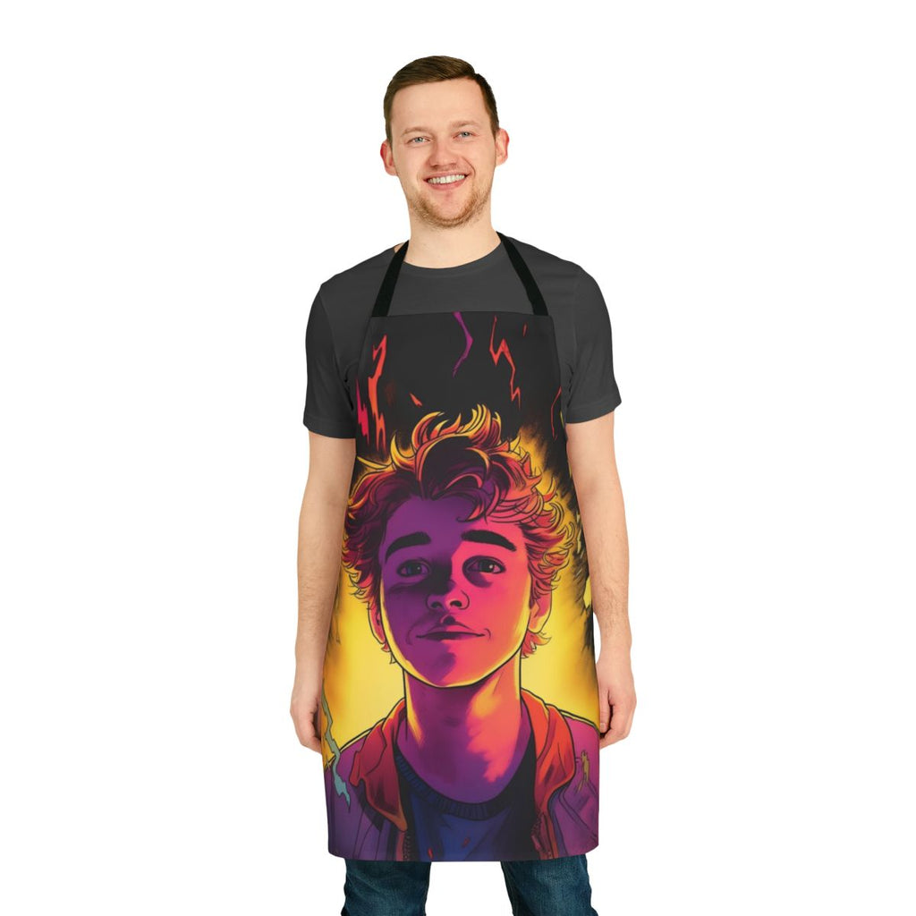 Apron inspired by the popular 80s-set Netflix series Stranger Things