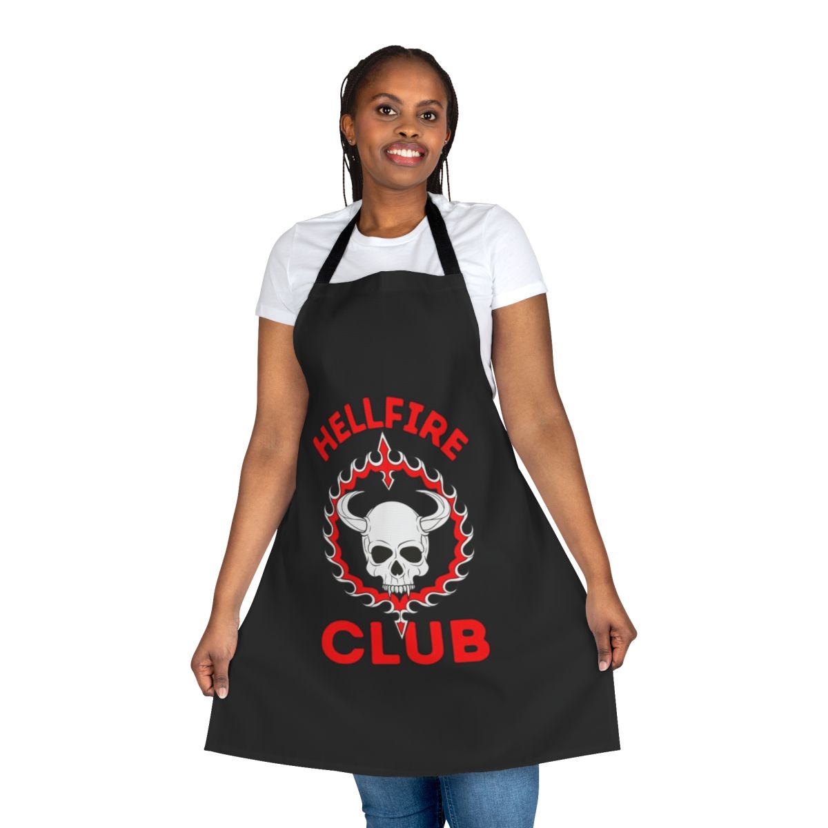 Retro Stranger Things Apron with Dustin Henderson Design