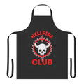 A stylized apron featuring the Stranger Things logo and retro 80s design