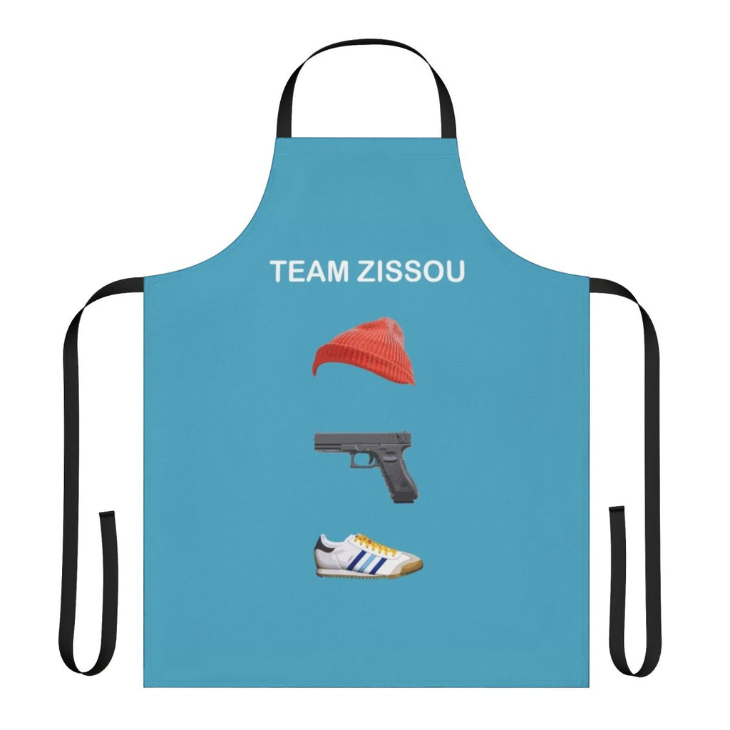 Stylish team zissou apron with vintage design inspired by the life aquatic with steve zissou