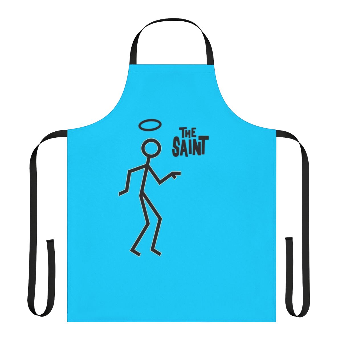 Stylish 'The Saint' retro apron with 1960s/1970s vintage design