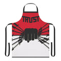 Apron featuring the Trust band logo and artwork inspired by their 1983 album