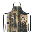 Vintage-style apron with a classic sepia-toned image of a 1920s or 1930s singer or starlet