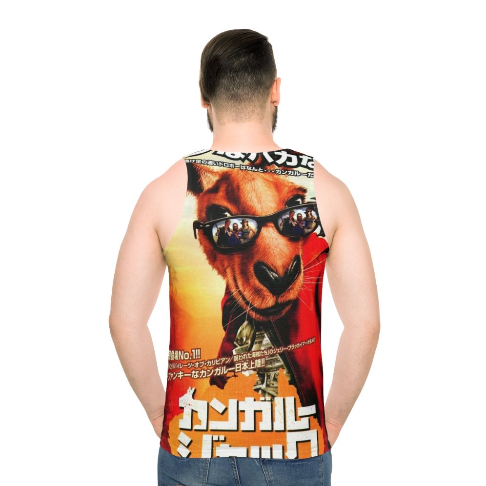 Retro Japanese Kangaroo Jack Unisex Tank Top