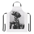Apron featuring the iconic robot character Johnny 5 from the 1988 sci-fi cult classic movie Short Circuit.