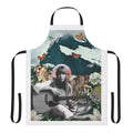 Joni Mitchell inspired retro apron with a classic folk and hippie style design