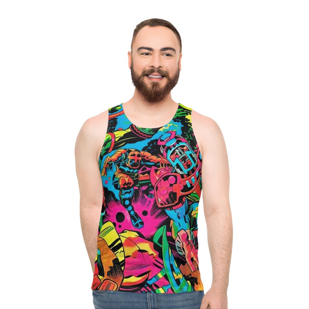 Retro Kirby Unisex Tank Top
