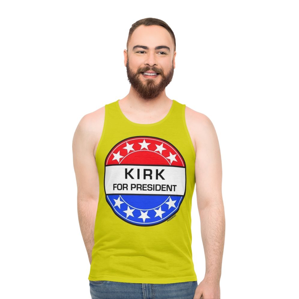 Retro Kirk For President Unisex Tank Top