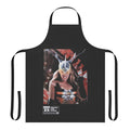 Retro-style kitchen apron featuring Beyonce's Renaissance album artwork and lyrics
