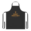 Retro-style apron with the Knight Rider logo and David Hasselhoff design