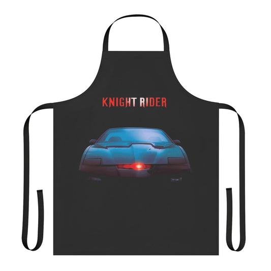Apron featuring the iconic Knight Rider car and David Hasselhoff