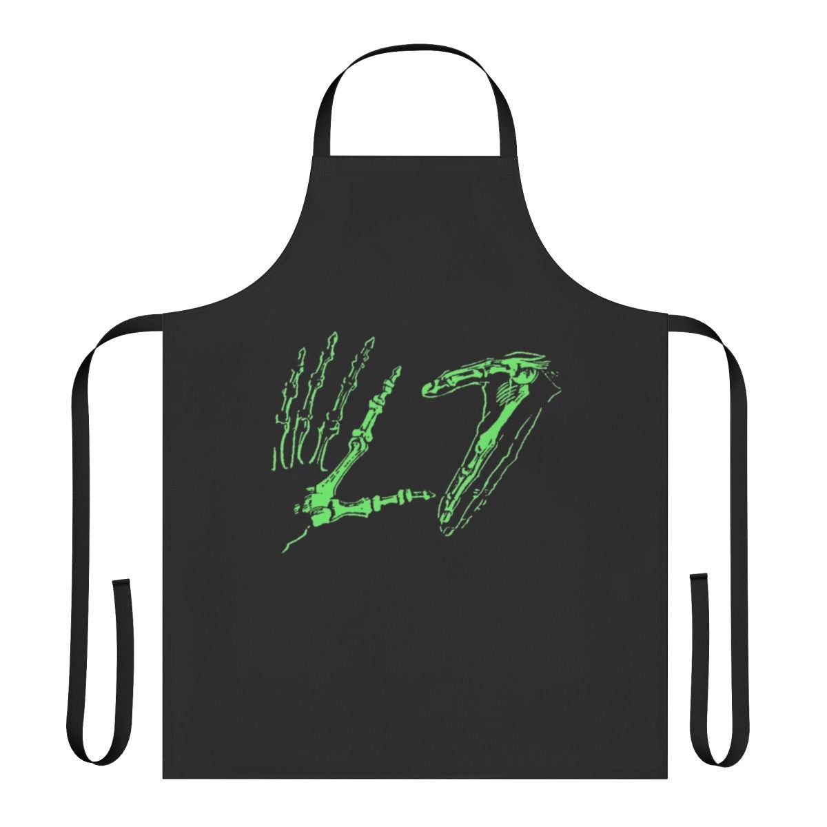 Retro L7 inspired apron with grunge and vintage design